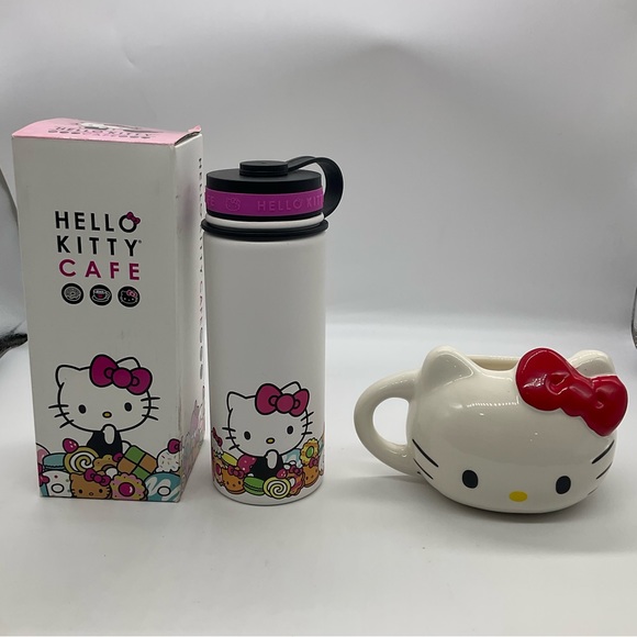 Hello Kitty Kitchen New Hello Kitty Cafe Thermos And Mug Poshmark